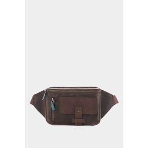 Tacubade Casual Belt Handbags in Vintage Brown Leather
