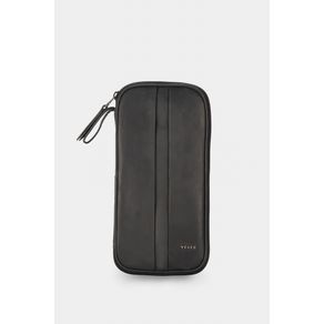Leather Passport Holder for Men Ibis