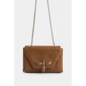 Mini Lili Leather Hands-Free Bag for Women with Bee Insignia