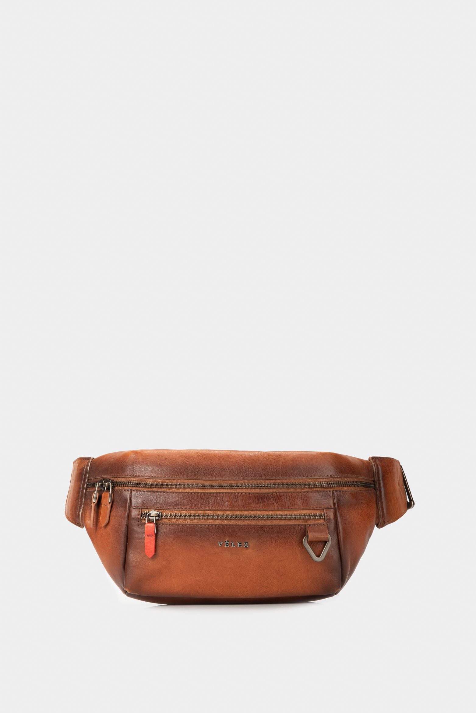 Tivoli Leather Fanny Pack for Men with Nylon Strap Honey
