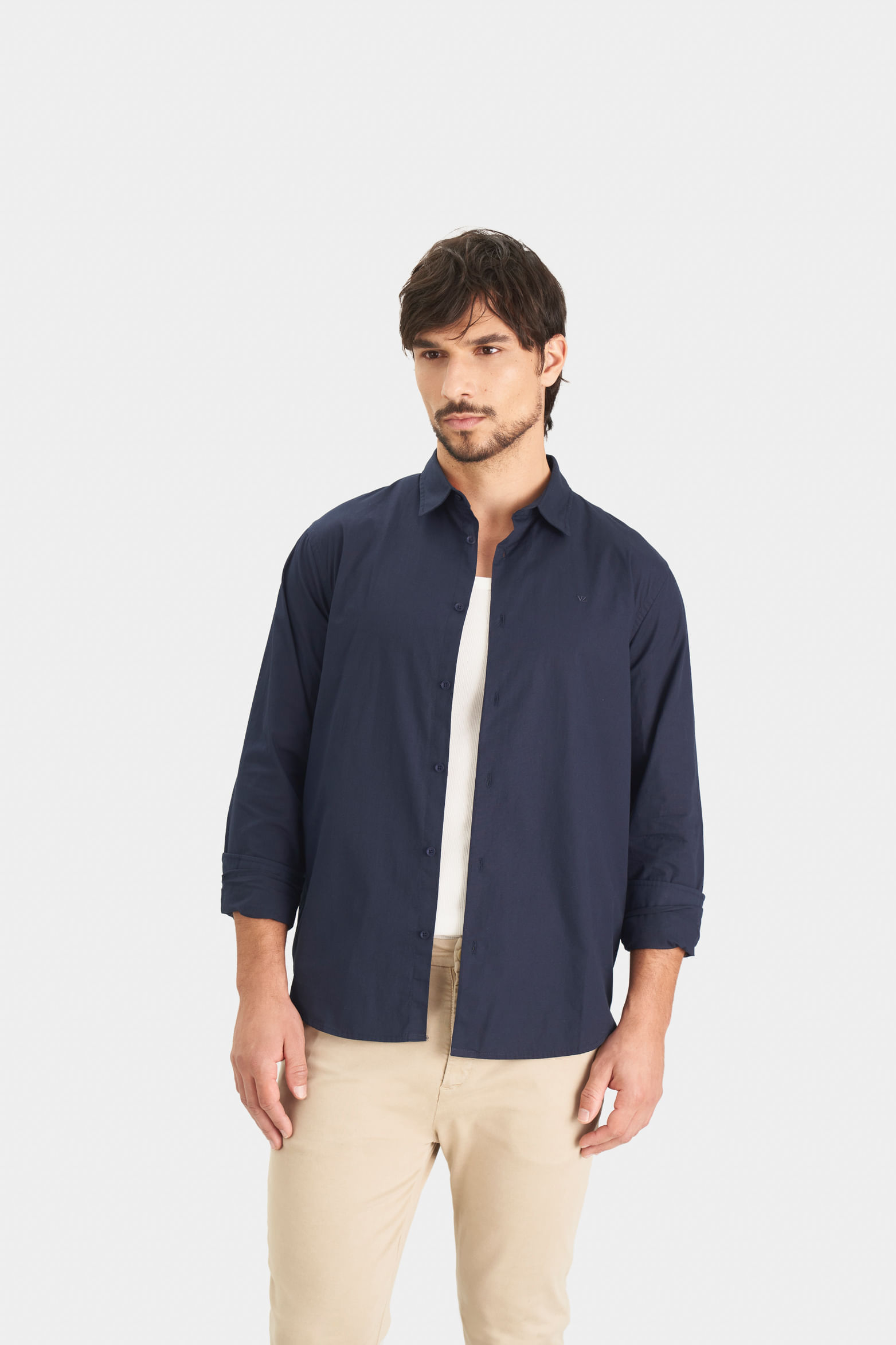 Men's Semi-fitted Poplin Shirt
