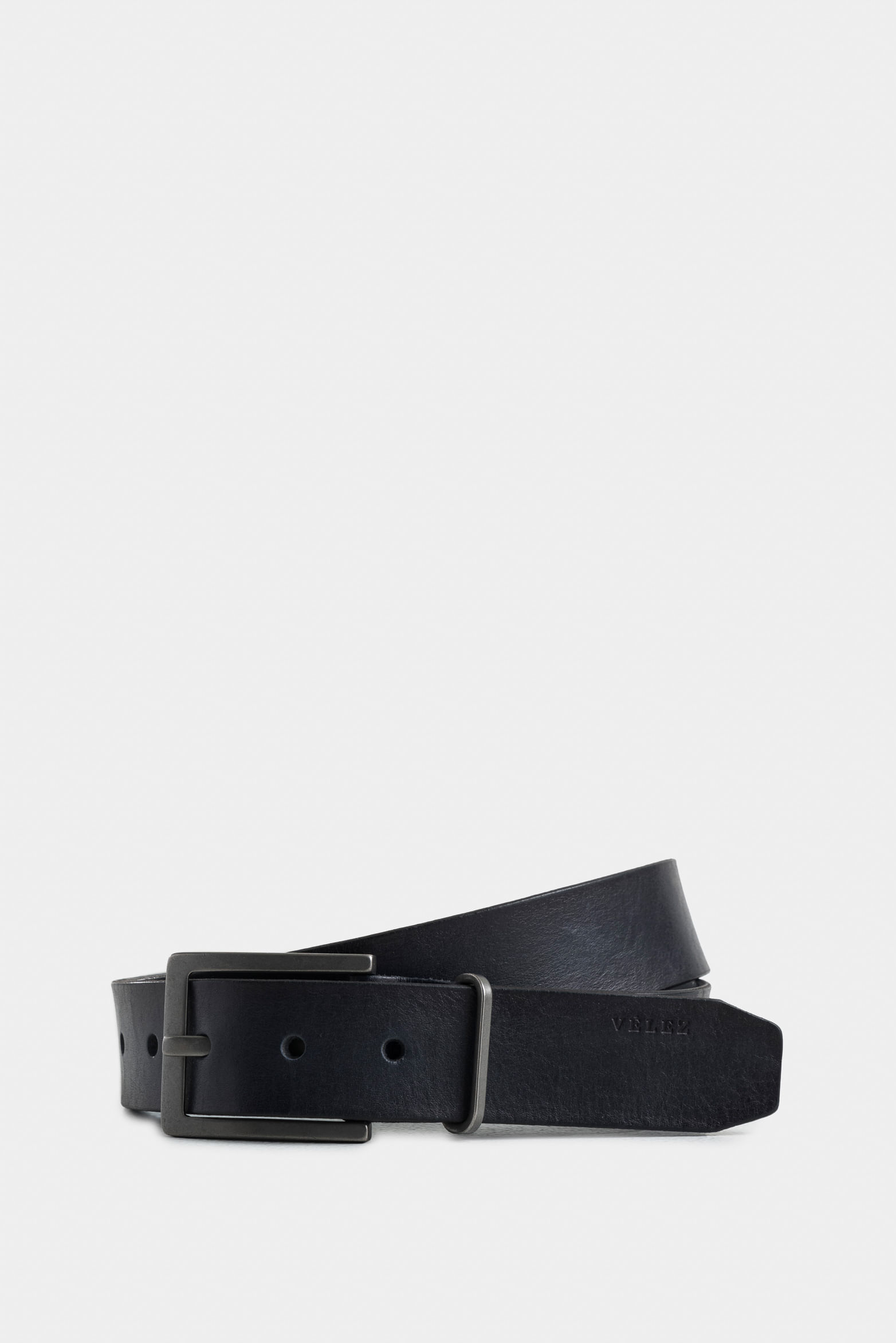 Turkana 2 Trapezoid Tip Leather Belt for Men