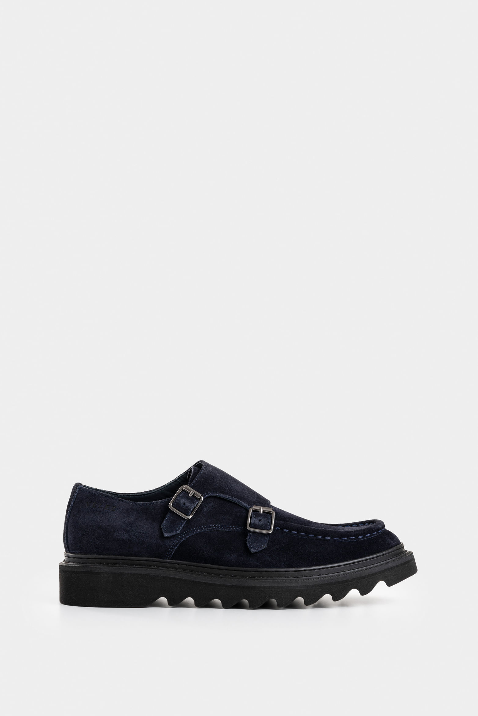 Loira 2 Gummed Leather Moccasins for Men with Monkstrap Silhouette