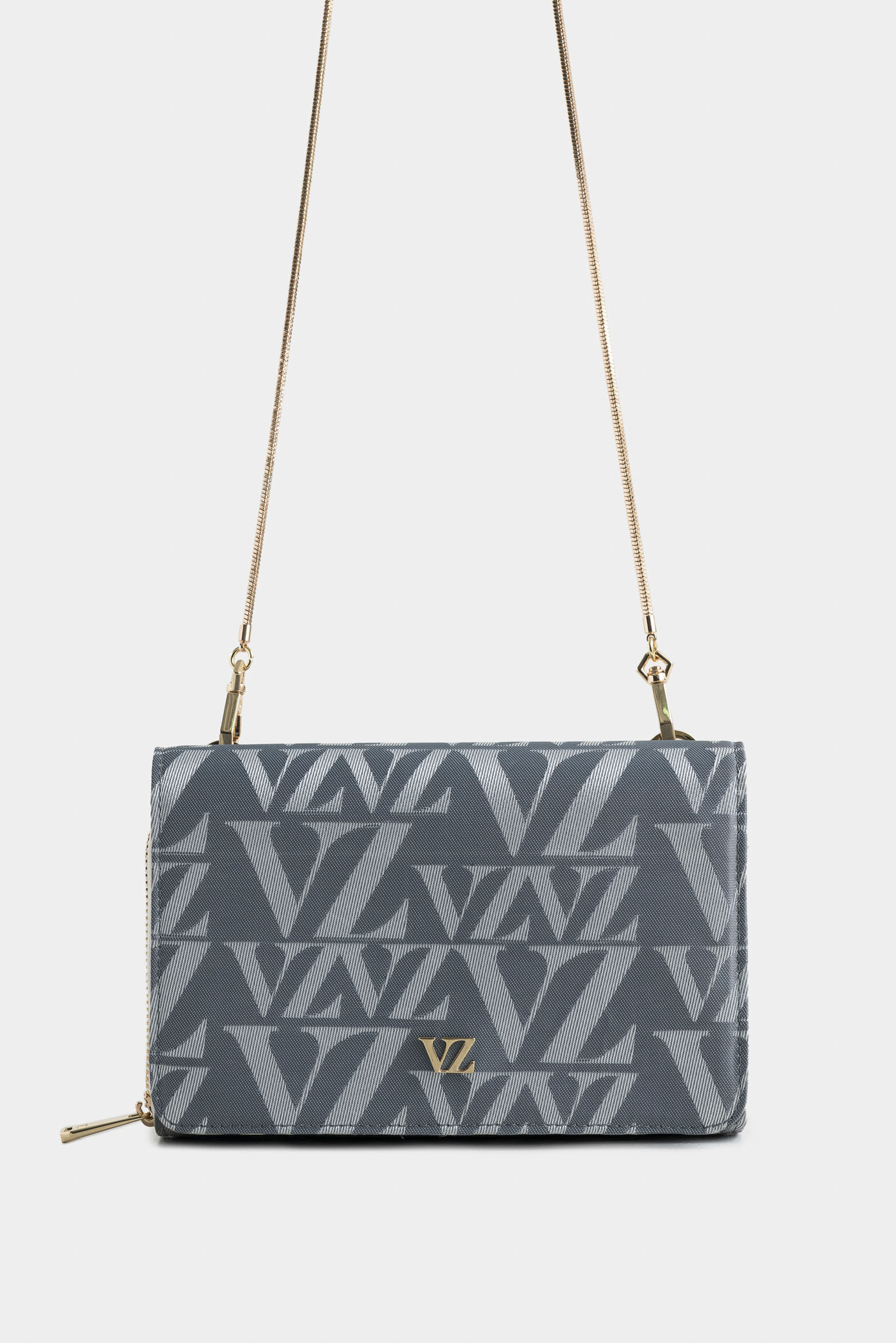 Mini Abi Leather and Canvas Monogram Handbag for Women