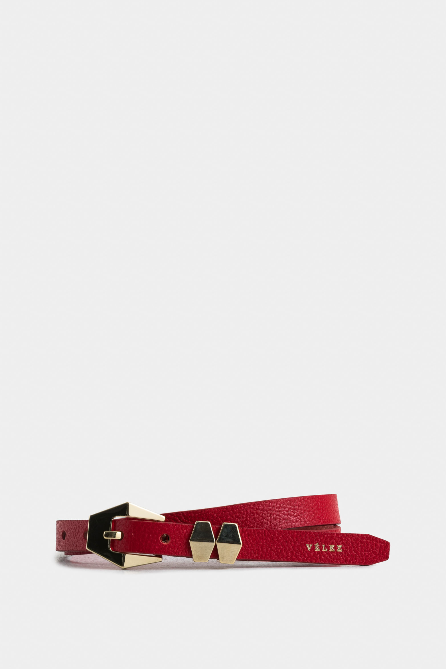 Unifaz Gardenia Leather Belt for Women with Hexagonal Buckle