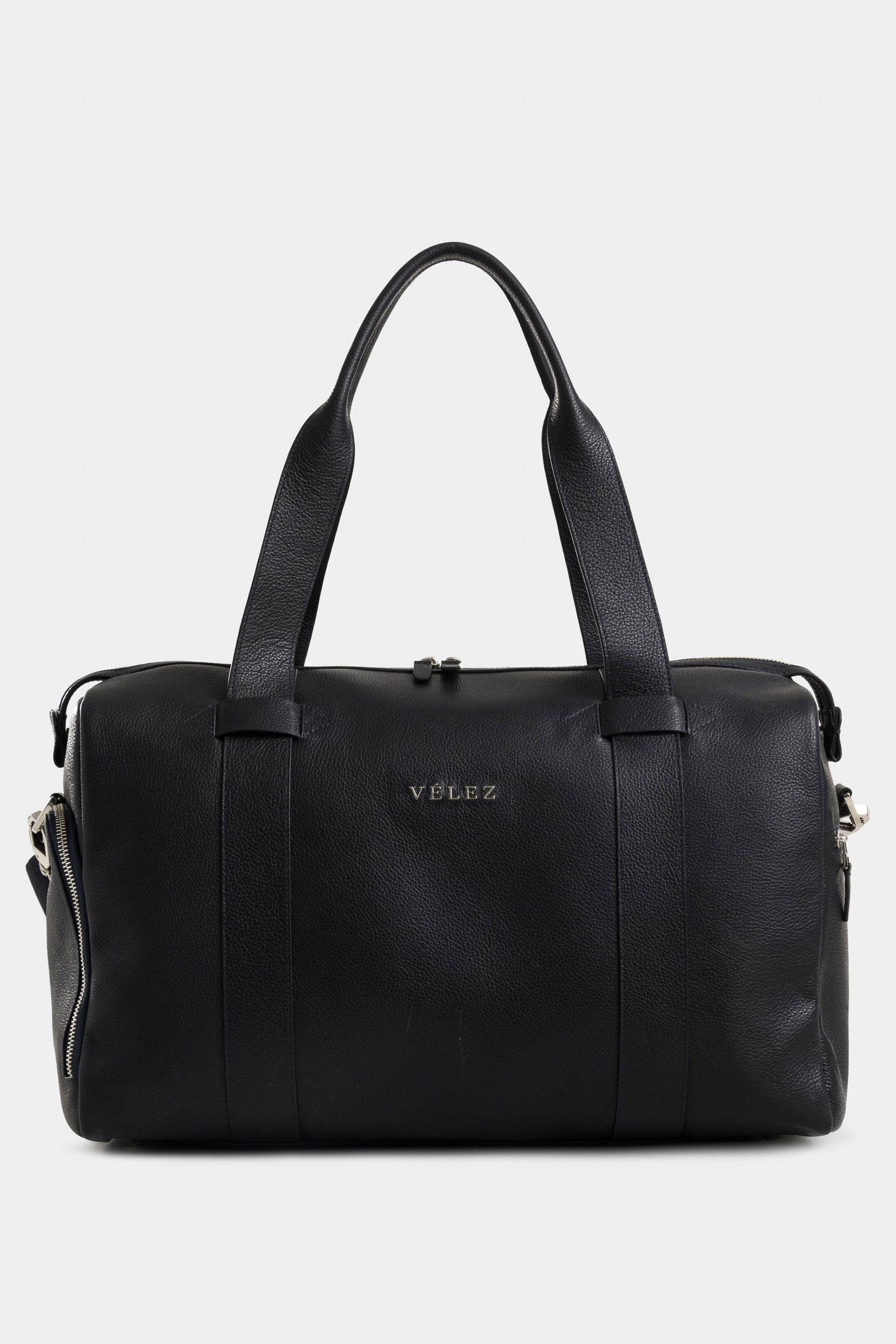 Essential Aged Leather Bowling Bag for Men