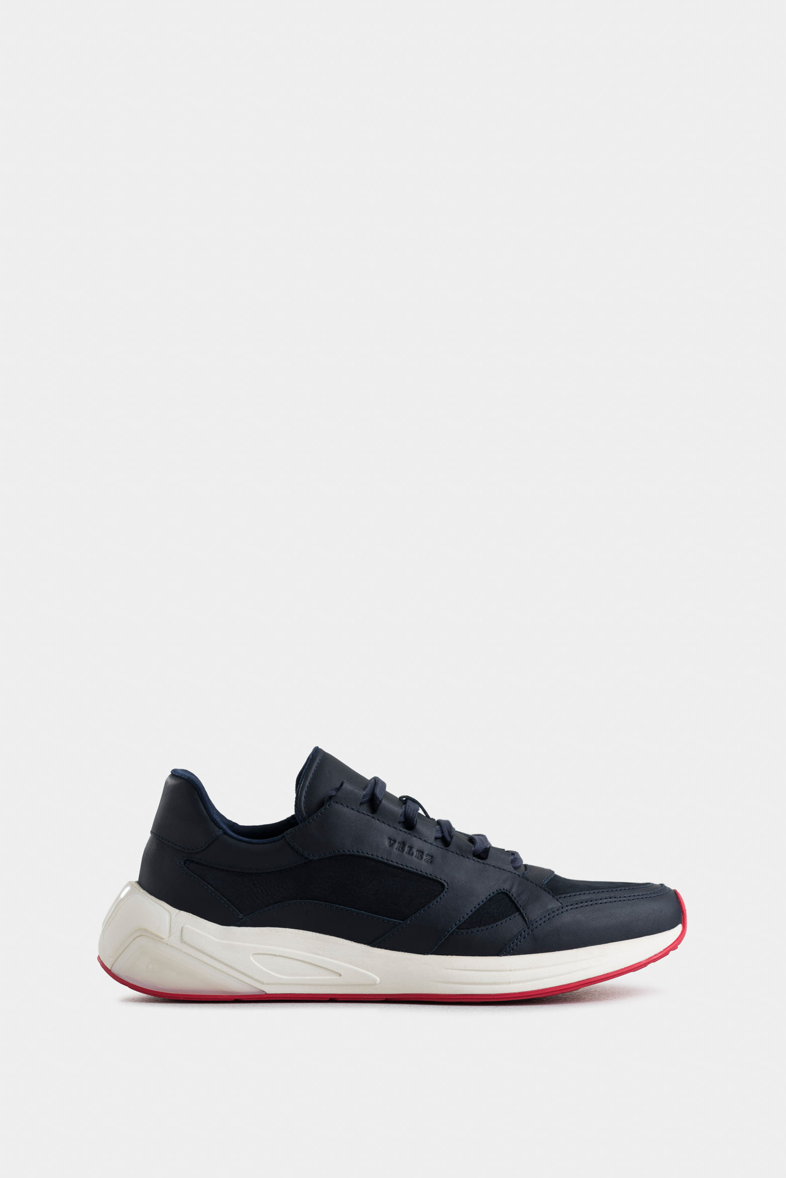 Tawny Smooth and Suede Leather Tennis Shoes for Men with Sport Sole
