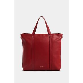 Geranio Leather Shopper Bag for Women with Braided Handle