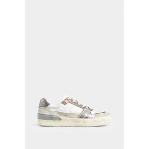 Umbra Box Leather Sneakers for Women with Foil Detail