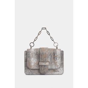 Garniel leather crossbody bag for women with crackled effect