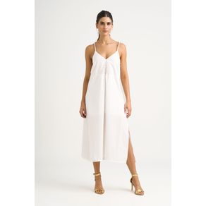 Celeste Maxi Dress in Woven Fabric with Braided Detail