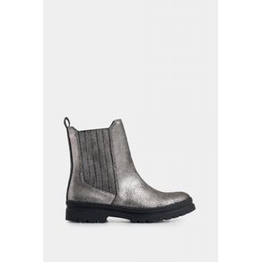 Orión Metallic Leather Chelsea Boots